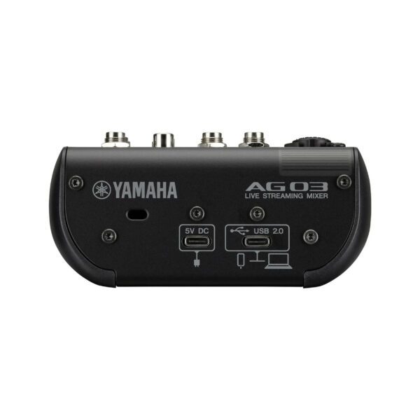 Mezclador Interfaz de audio USB YAMAHA AG03 BLACK