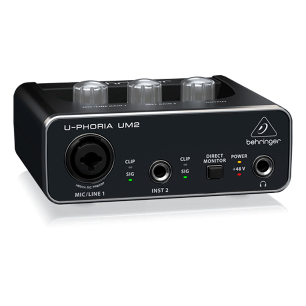 Interfaz de Audio Behringer U-Phoria Um2