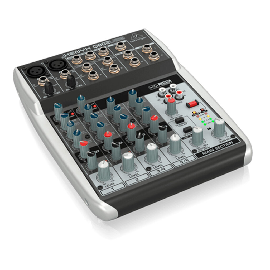 Mezcladora Analógica Behringer XENYX Q802USB