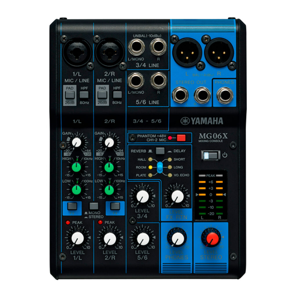 Mezcladora Analógica YAMAHA MG06X