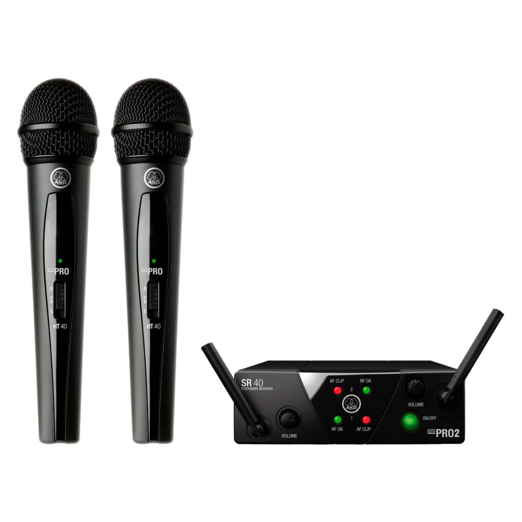 Micrófono Inalámbrico AKG WMS40 Vocal Mini Doble
