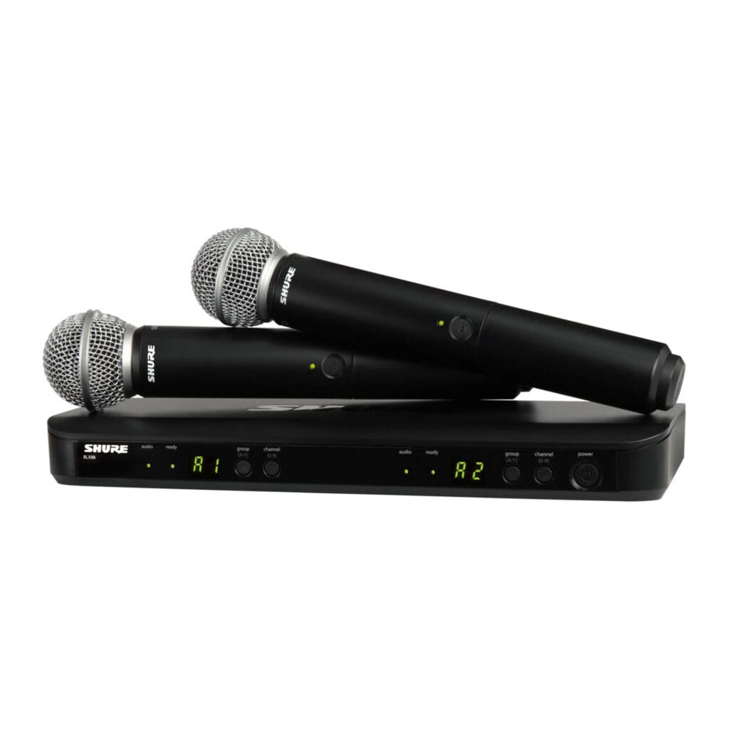 Micrófono Inalámbrico doble Shure BLX288/SM58