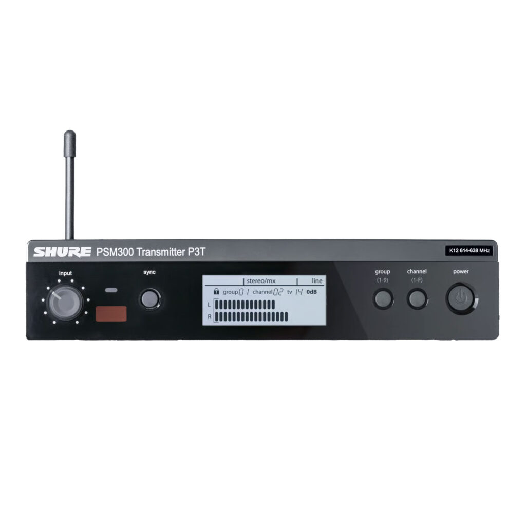 Transmisor inalámbrico P3T Shure