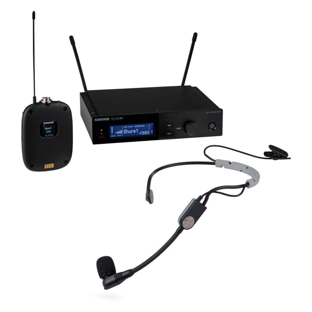 Sistema Inalámbrico Digital con Micrófono Shure SLXD14+/SM35