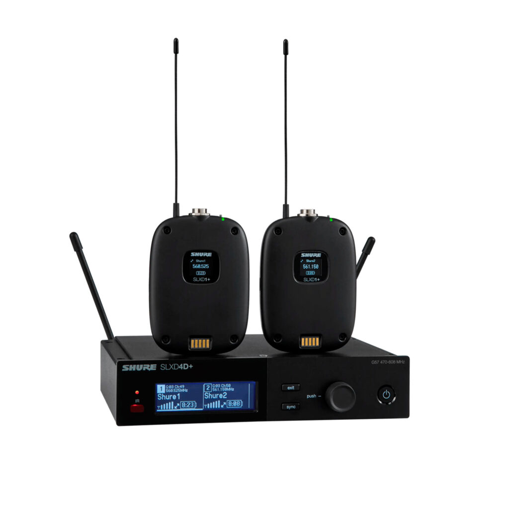 Sistema Inalámbrico Dual de Instrumento Digital Shure SLXD14D+