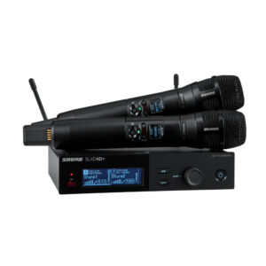 Sistema Inalámbrico Dual de Mano Digital Shure SLXD24D+N8C