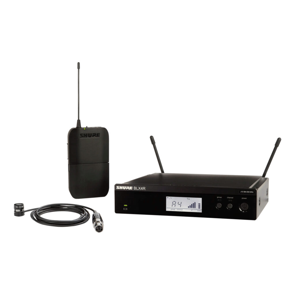 Sistema Inalámbrico Lavalier en Rack Shure BLX14R/W85M