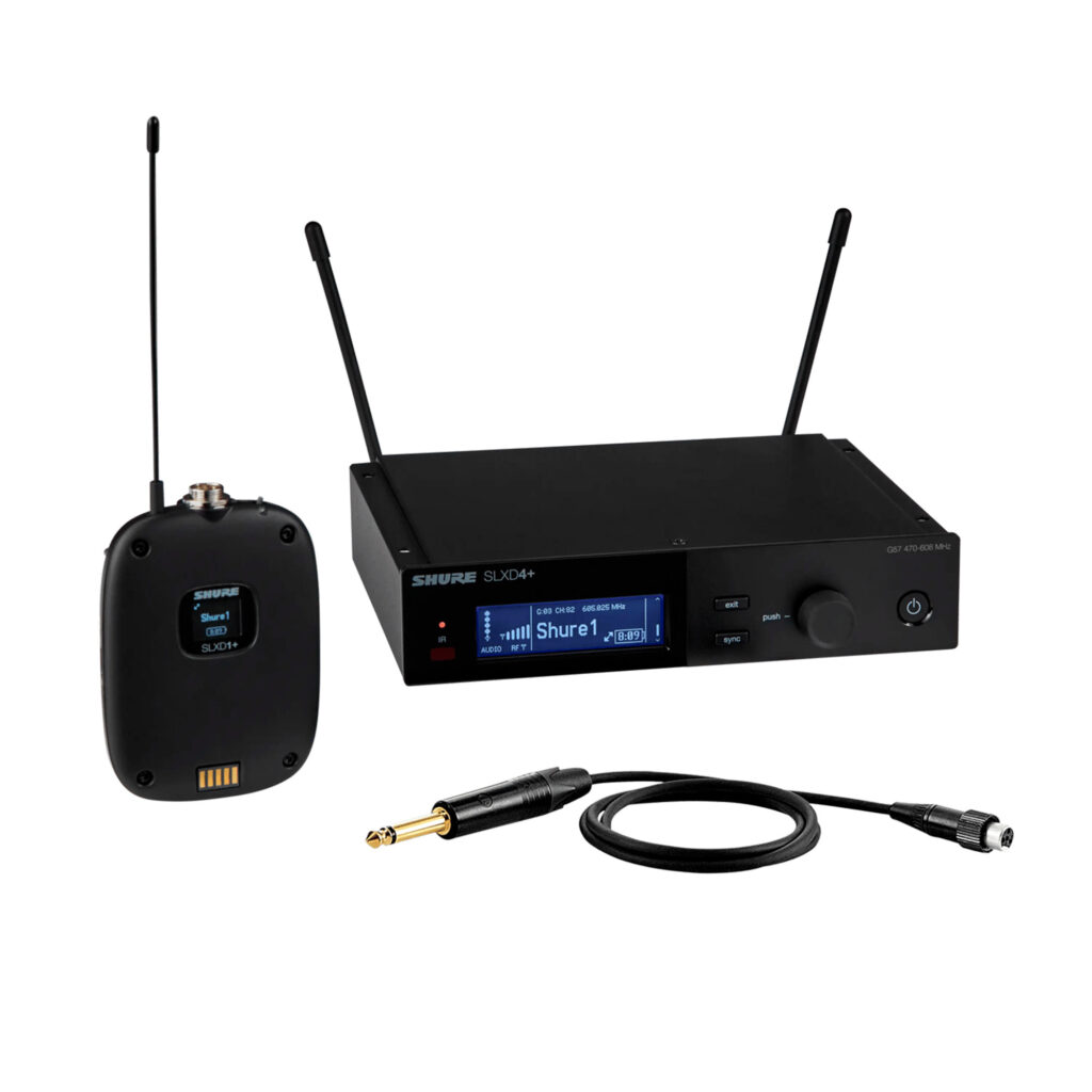 Sistema Inalámbrico de Instrumento Digital Shure SLXD14+