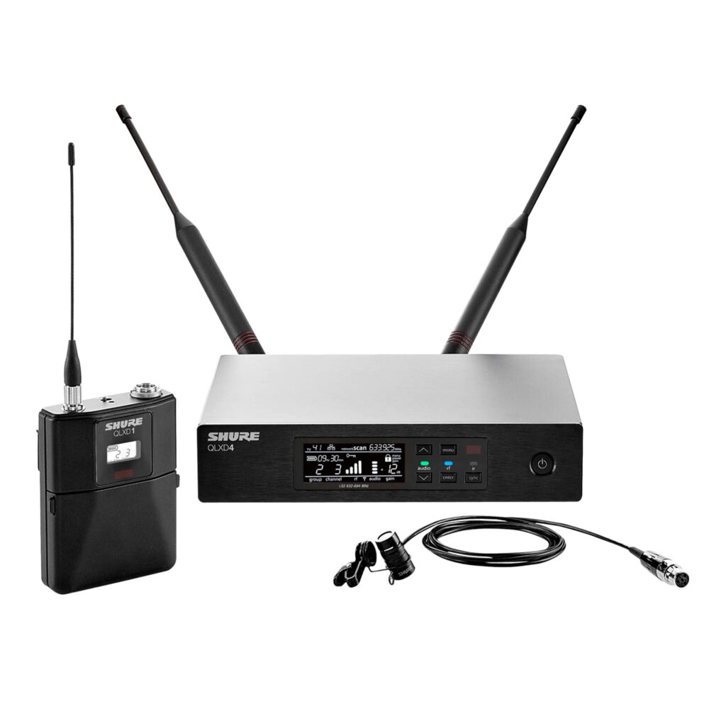 Sistema Inalámbrico de Solapa Digital Shure QLXD1483