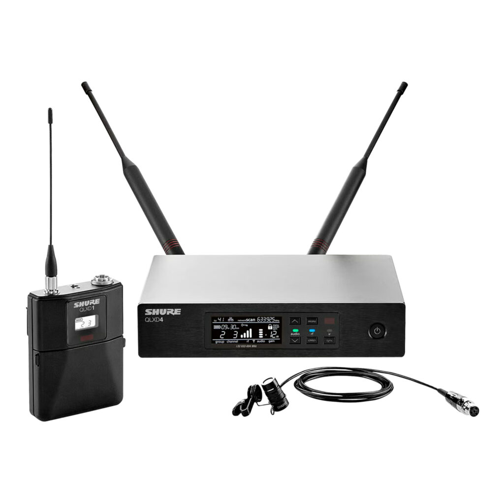 Sistema Inalámbrico de Solapa Digital Shure QLXD1484